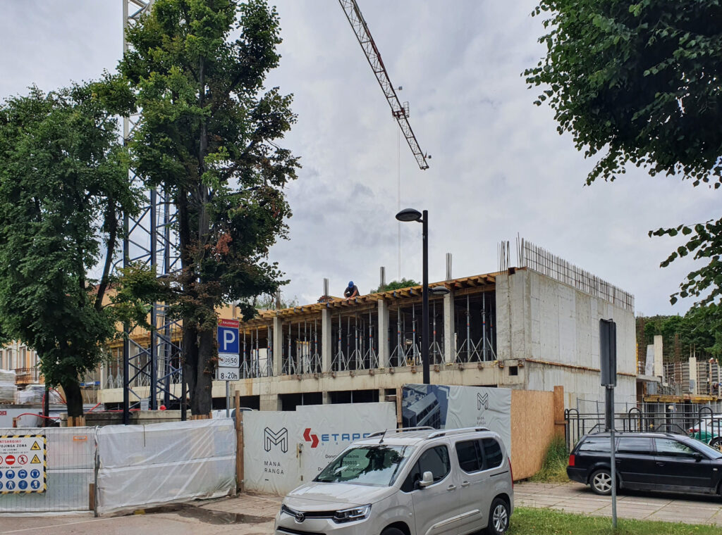 Alėja 18 (Laisvės al. 18) - Multi apartment - construction photos