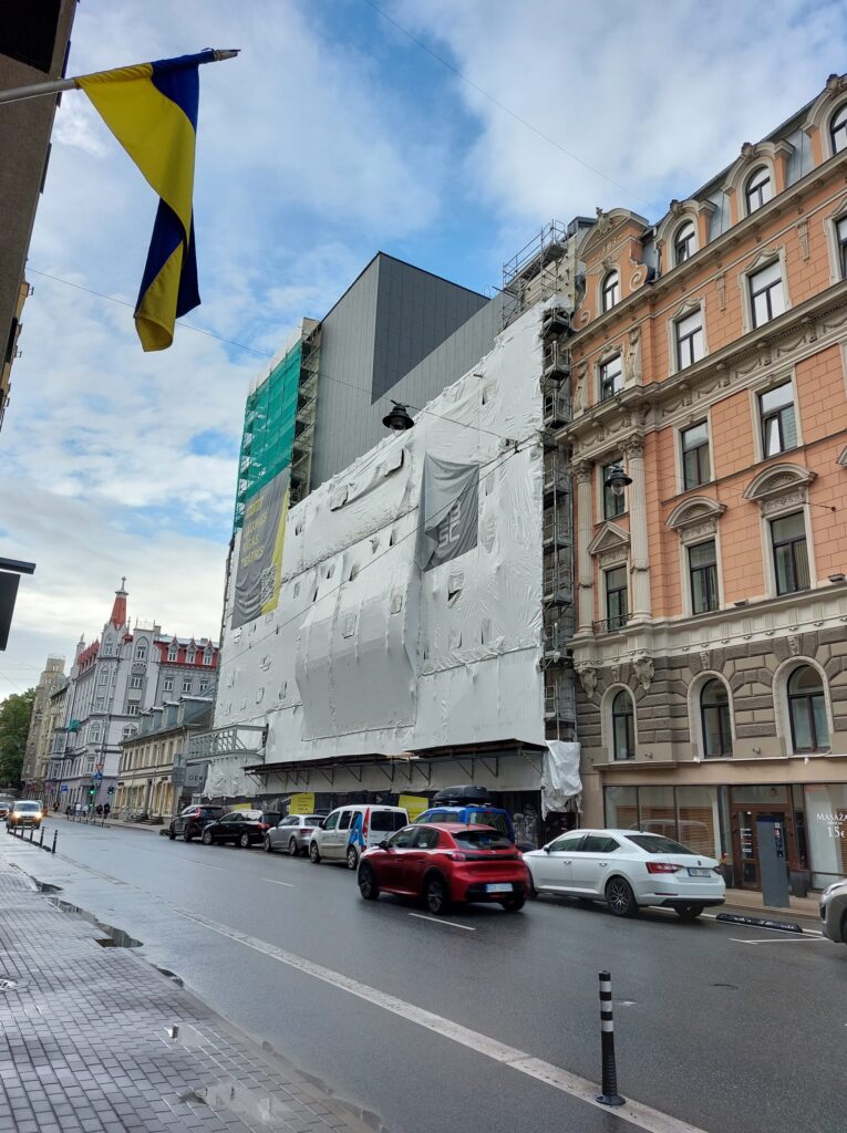 Jaunā Rīgas Teātra ēkas pārbūve (Lāčplēša iela 25) - Cultural center - construction photos