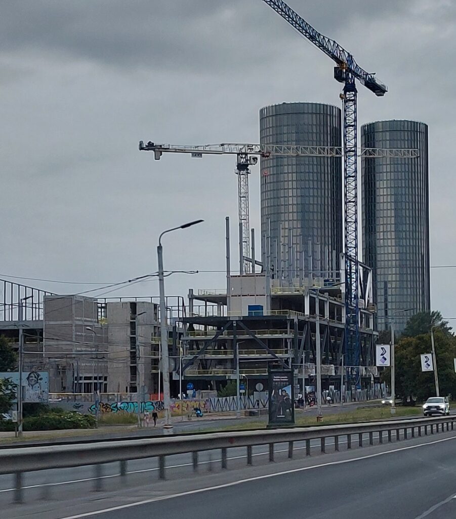Preses Nama Kvartāls - 1. kārta (Balasta dambis 2) - Biroju centrs - būvdarbu attēli