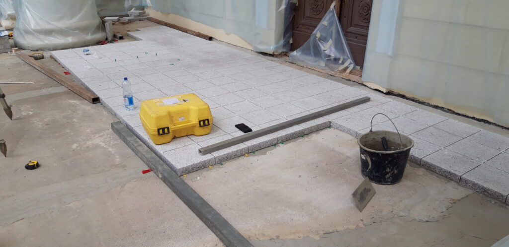 Evangelikų Reformatų bažnyčios komplekso rekonstrukcija (Pylimo g. 18) - Cultural center - construction photos