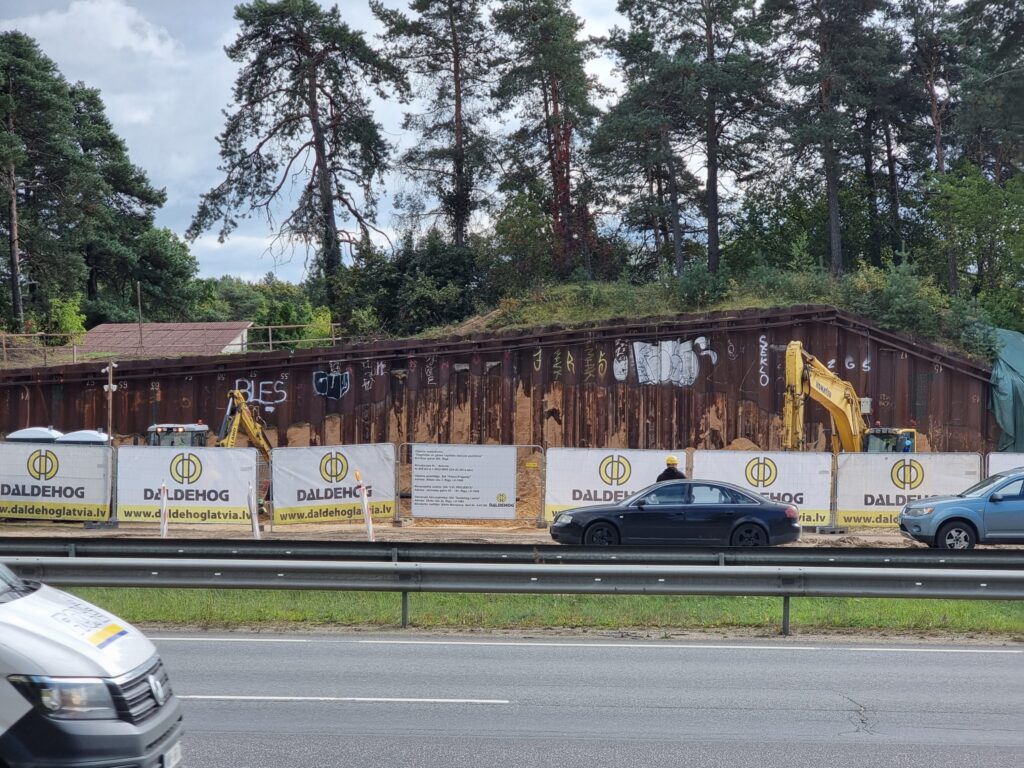 Brīvības gatve 462 (Brīvības gatve 462) - Petrol station - construction photos