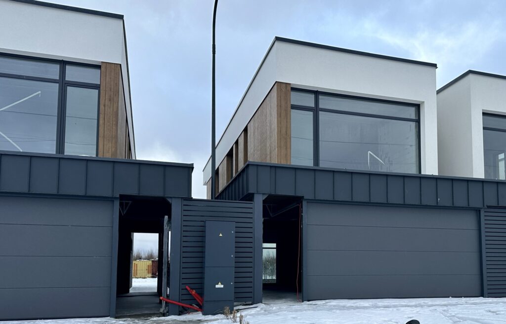 Kalnėnų rezidencijos (Rukainių g. 161, 163, 165, 167, 169, 171, 173, 175) - Row housing - construction photos