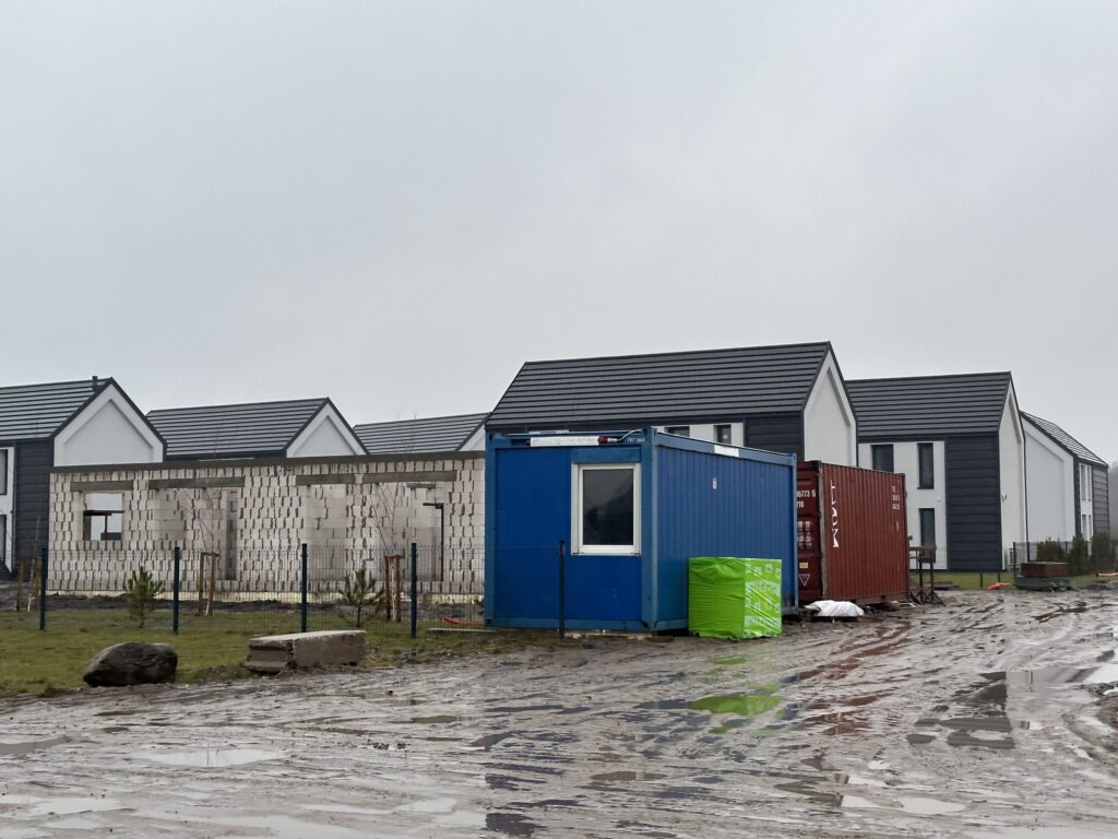 Vaivorykštės g. 23 (Vaivorykštės g. 23) - Row housing - construction photos