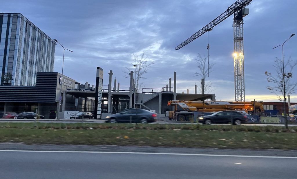 PC PIKAS (Ukmergės g. 221) - Shopping center - construction photos