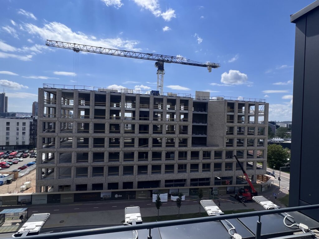 Sand Offices (Žalgirio g. 114) - Office center - construction photos