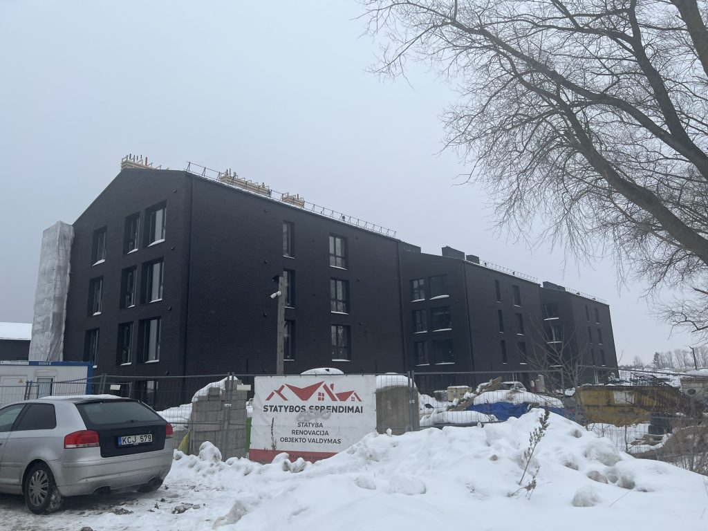 Dvaro slėnio butai (Medeinos g. 1B, 1C, 1D) - Multi apartment - construction photos