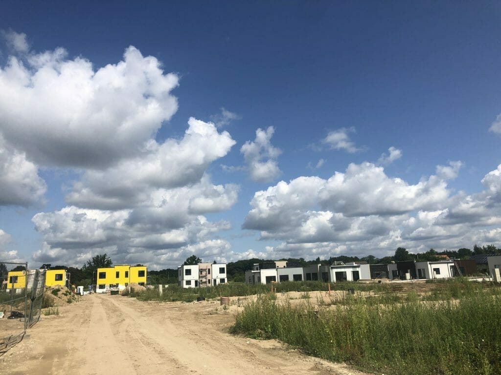 Vynuogyno namai (Varžupio g. 33A, 33B) - Row housing - construction photos