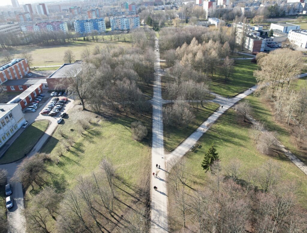 Neringos skveras (Šilutės pl.) - Square - construction photos