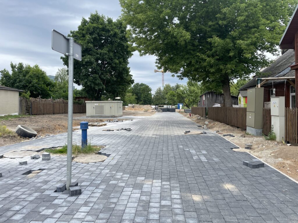 Šnipiškių aikštė (Giedraičių-Kintų g. skveras) (Kintų g.) - Square - construction photos