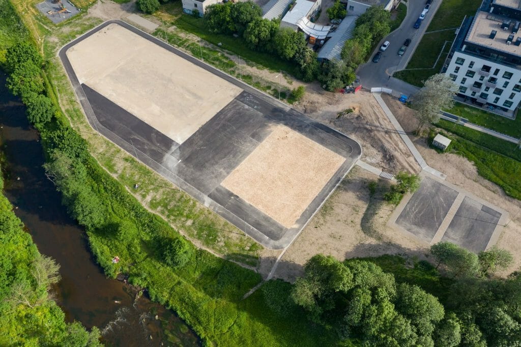 Kaukysos g. sporto aikštynas (Kaukysos g.) - Sports field or court - construction photos