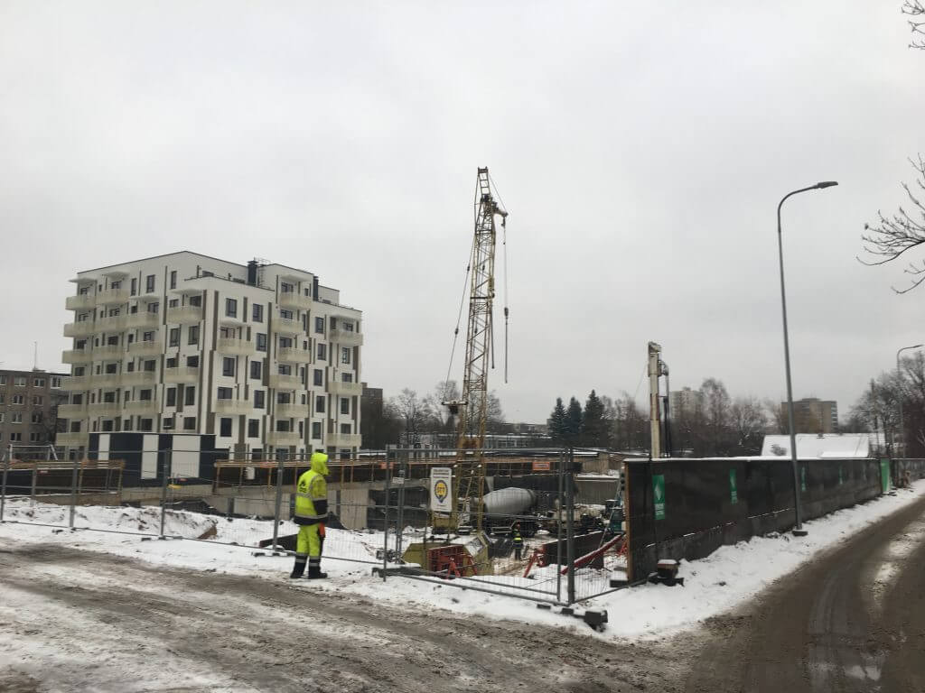Namų pynės (Tuskulėnų g. 33) - Multi apartment - construction photos