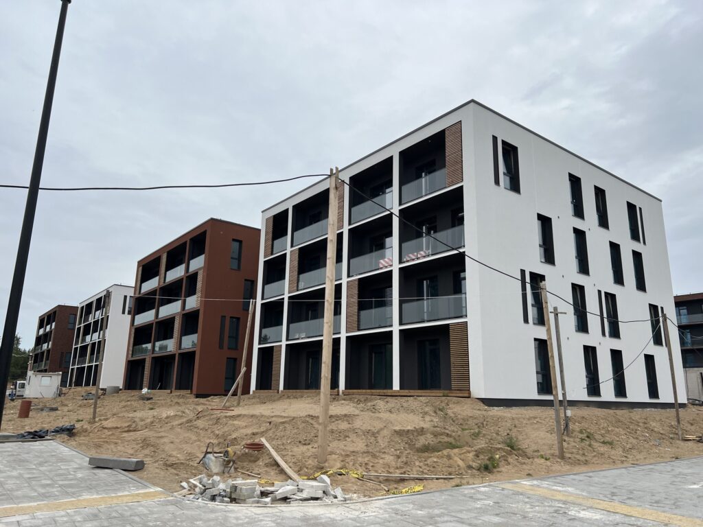 Vyšnios 2 etapas (Karaliaučiaus g. 29, 31) - Multi apartment - construction photos