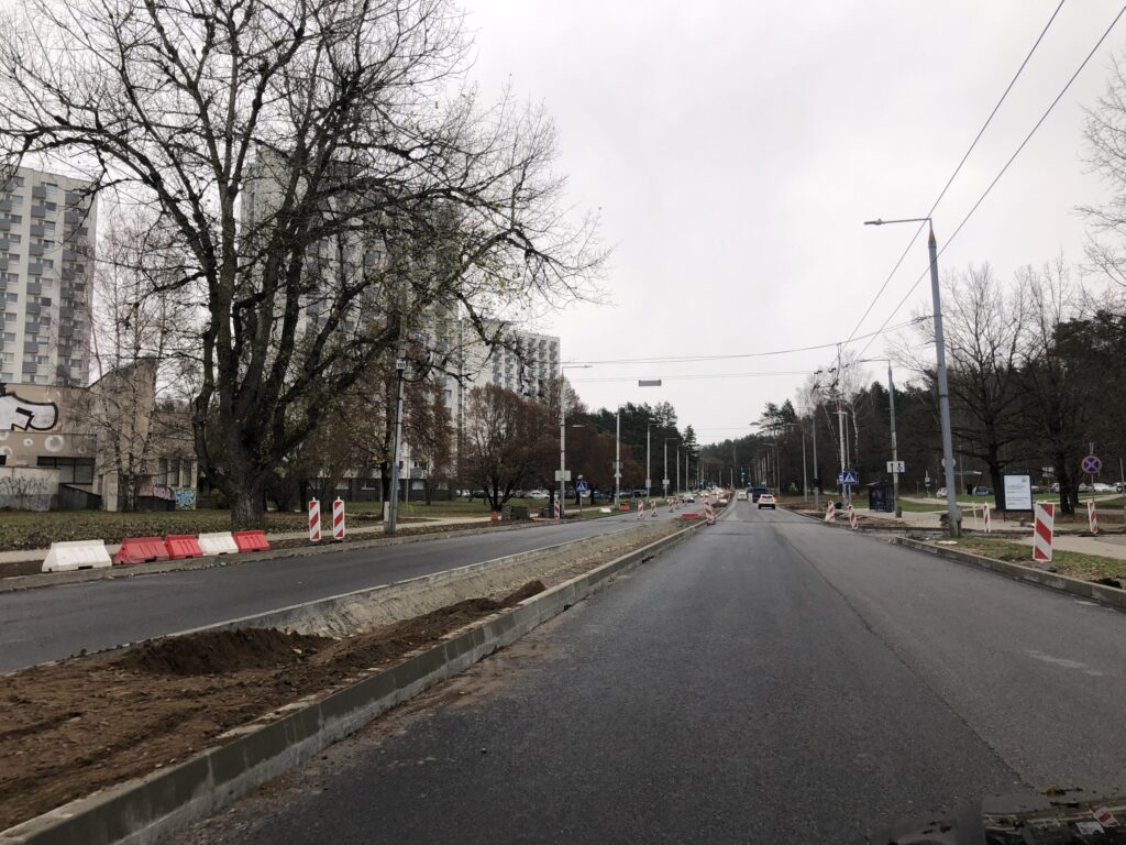 Saulėtekio al. pertvarkymas (Saulėtekio al.) - Street - construction photos