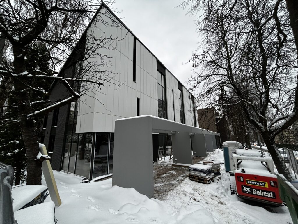 Lūšių 19 (Lūšių g. 19) - Row housing - construction photos