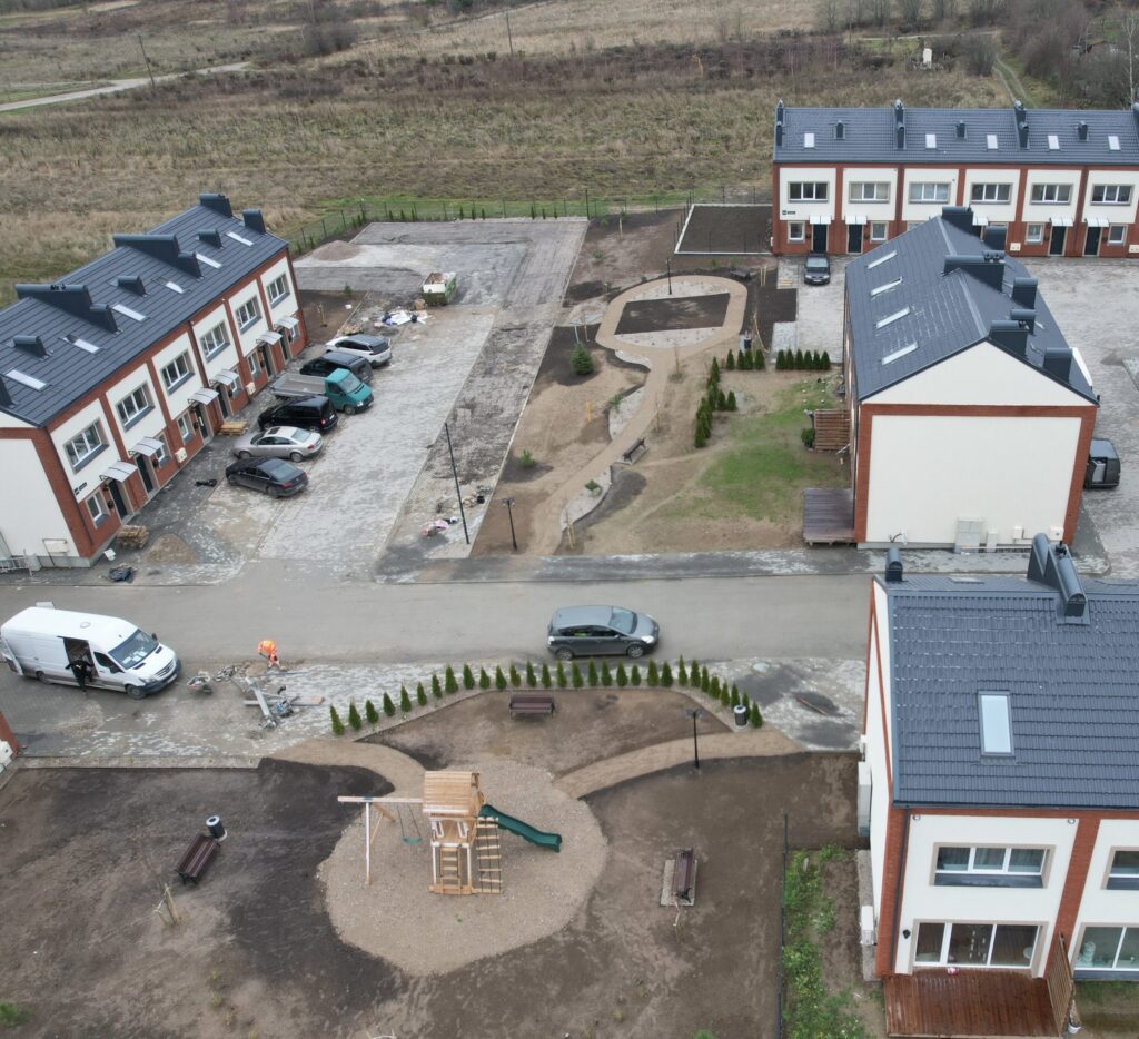 Naujoji Anglija 2.0 (Juodasis kel. 79N) - Row housing - construction photos