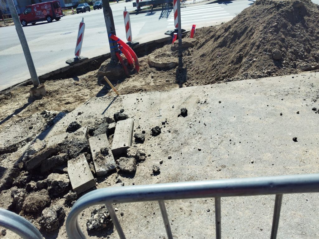 Velosipēdu ceļš Rīga - Ulbroka (Augusta Deglava iela) - Dviračių takas - statybų nuotraukos