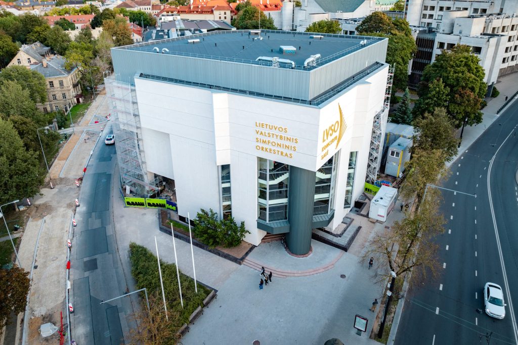Vilniaus kongresų rūmai (Vilniaus g. 6-1) - Concert hall - construction photos