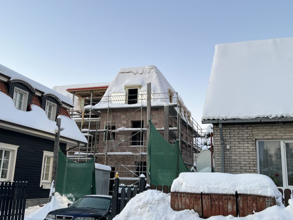 Žalioji g. 17 (Žalioji g. 17) - Hotel, Multi apartment - construction photos