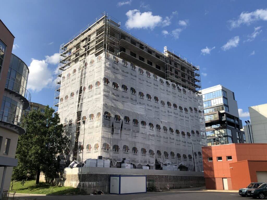 Žvėryno vakarai (Saltoniškių g. 44) - Multi apartment - construction photos