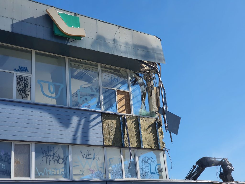 Remarco 1 etapas (Drujos g. 2) - Food store, Office center - construction photos