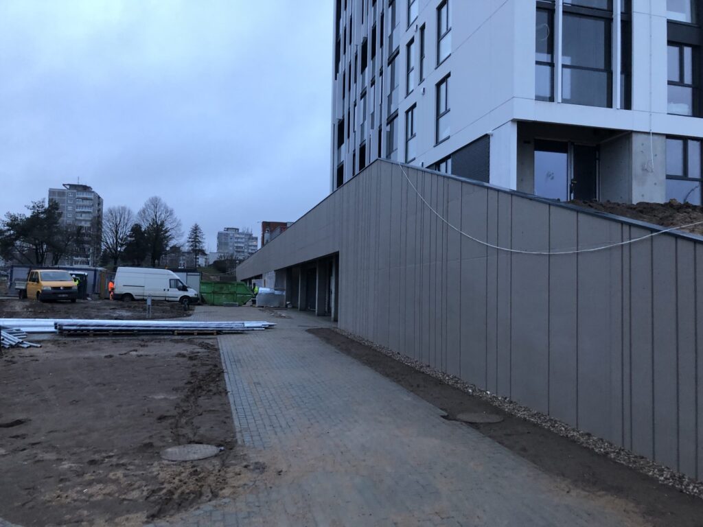 Viršuliškių stogai (Viršuliškių g. 38) - Multi apartment - construction photos