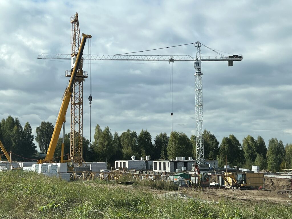 Vyšnios 1 etapas (Karaliaučiaus g. 25, 27) - Multi apartment - construction photos