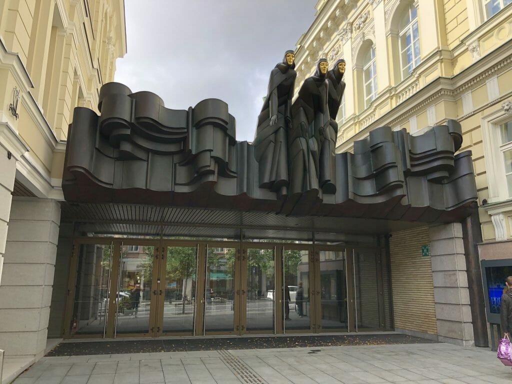 Lietuvos nacionalinis dramos teatras (Gedimino pr. 4) - Cultural center - construction photos