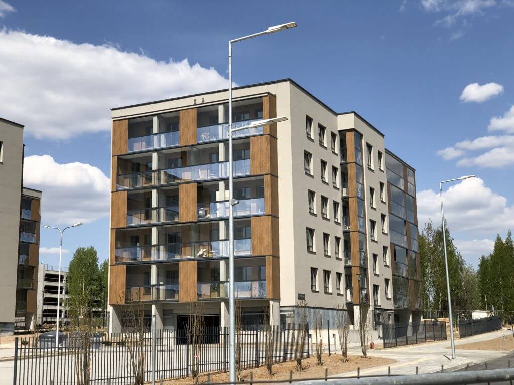 Martyno namai (M. Mažvydo g.) - Multi apartment - construction photos