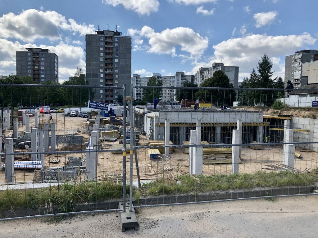 Viršuliškių stogai (Viršuliškių g. 38) - Multi apartment - construction photos