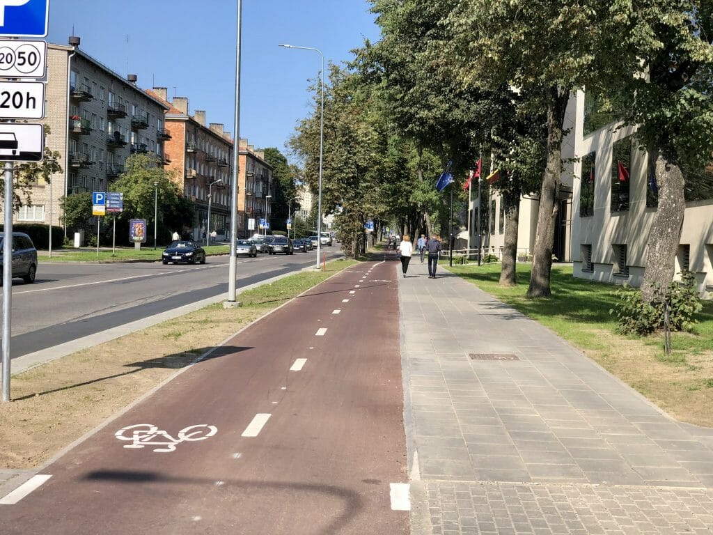 Rinktinės g. dviračių takas (Rinktinės g.) - Bike path - construction photos
