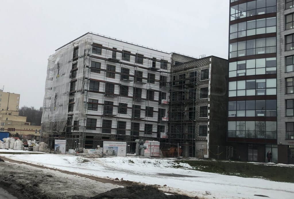 Laisvės 77 (Laisvės pr. 77) - Multi apartment - construction photos