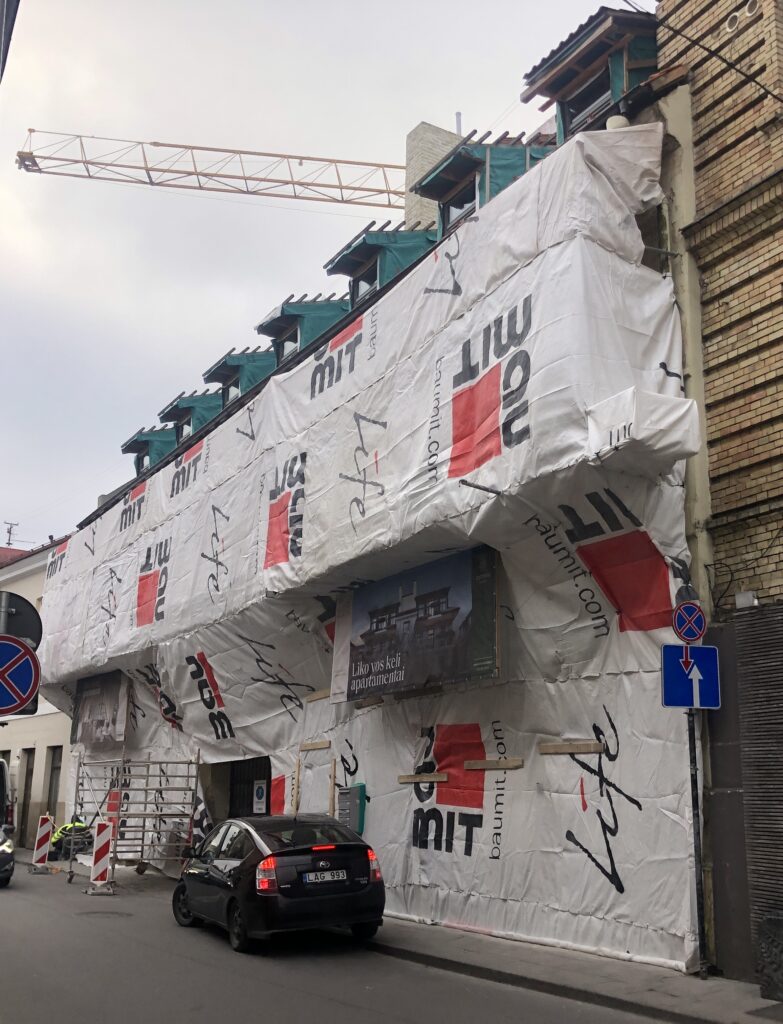 Totorių sodas (Totorių g. 13) - Multi apartment - construction photos