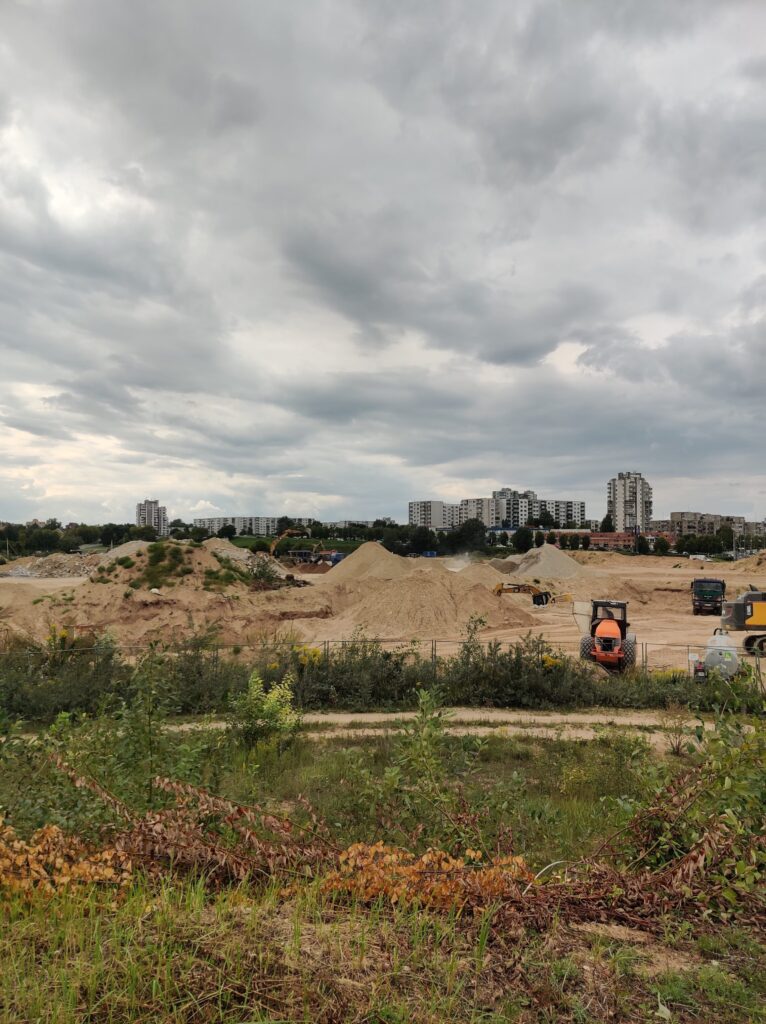 Daugiafunkcis sveikatinimo, ugdymo, švietimo, kultūros ir užimtumo kompleksas 1 etapas (stadionas) (Ozo g. 27) - Stadium - construction photos