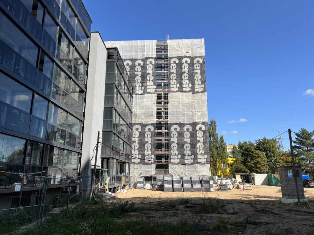 Laisvės 45A (Laisvės pr. 45A) - Multi apartment - construction photos