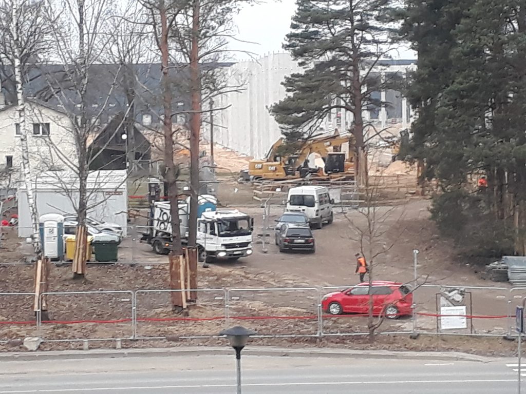 VGP Park Dreiliņi (Ēvalda Valtera iela 40) - Paskirstymo tinklas, Verslo centras - statybų nuotraukos