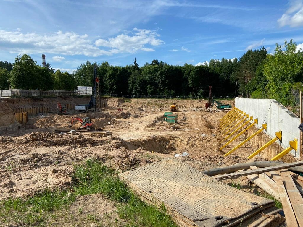 Jomanto parkas 1-2 etapai (Baltupio g. 61A) - Multi apartment - construction photos