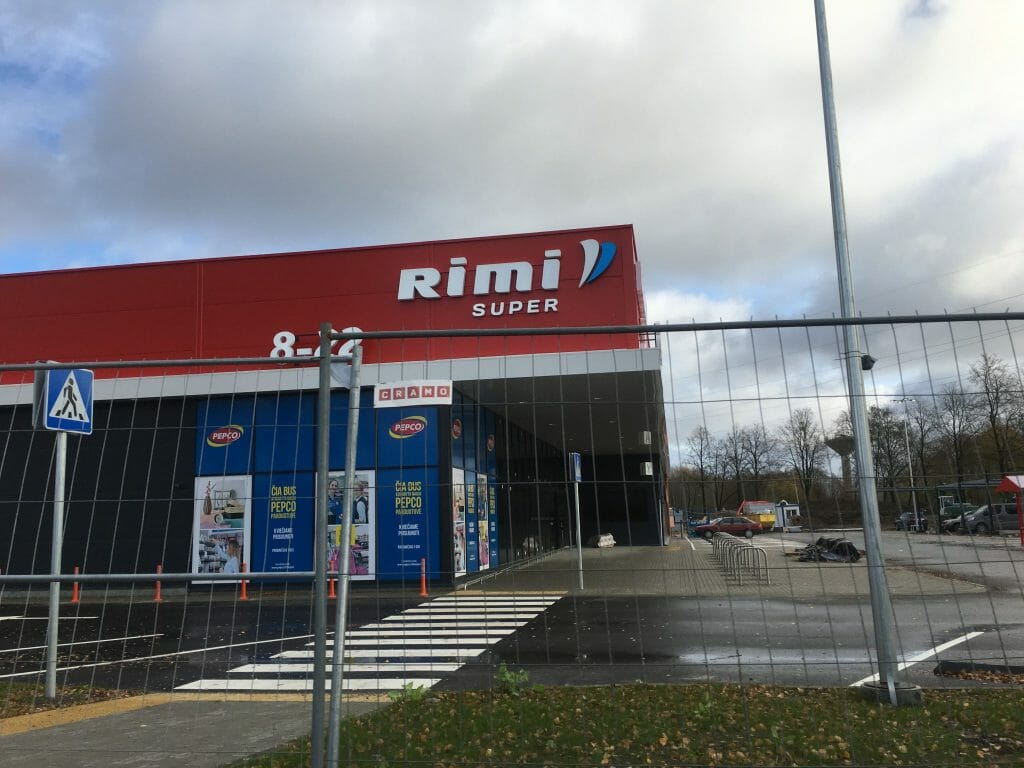 Rimi Varžupio g. (Varžupio g. 1) - Food store - construction photos