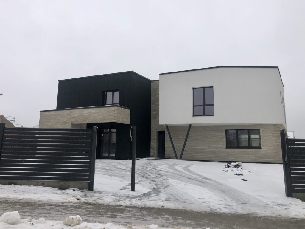 Armėnų namai (Armėnų g. 2, 14, 19 / Savičiūnų g. 3, 5, 7) - Row housing - construction photos