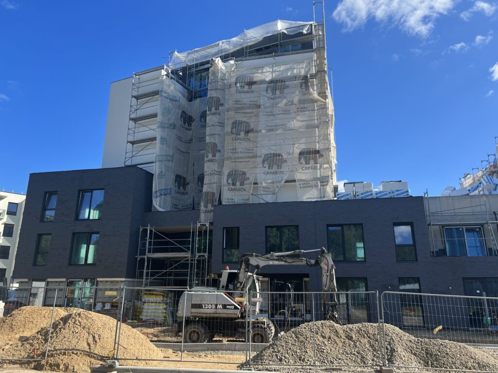 Žvėryno City (Paribio g. 12) - Multi apartment - construction photos