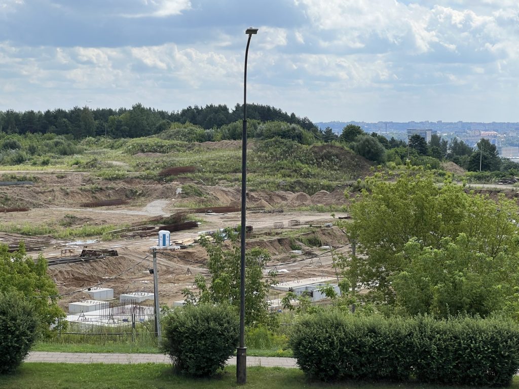 Daugiafunkcis sveikatinimo, ugdymo, švietimo, kultūros ir užimtumo kompleksas 1 etapas (stadionas) (Ozo g. 27) - Stadium - construction photos
