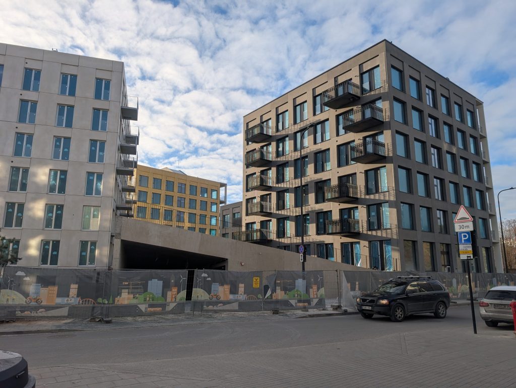 Naujasis Skansenas 6 etapas (Horizonto, Šiaurės, Saulynės, Vakario) (Linkmenų g. 13) - Multi apartment - construction photos