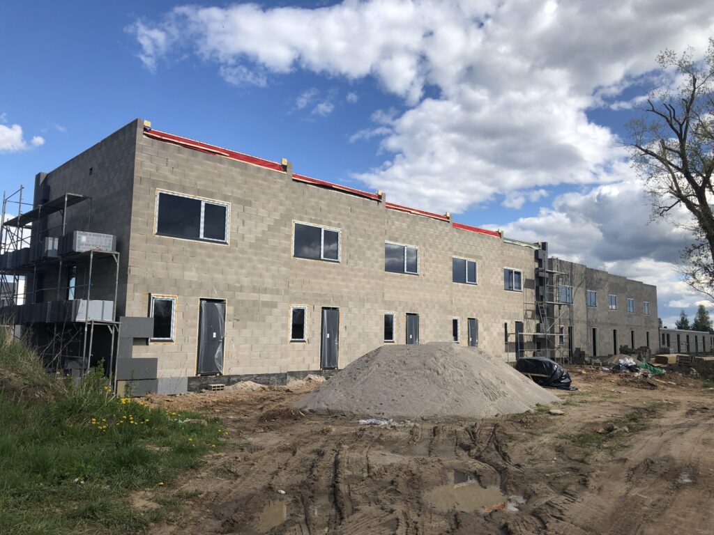 Dituvos kvartalas 5 etapas (Vorupės g. 37, 39) - Row housing - construction photos