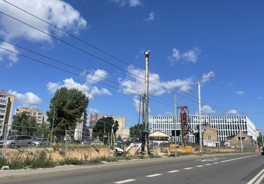 Uptown Park 2 (Švitrigailos g. 19, 21, 23) - Office center - construction photos