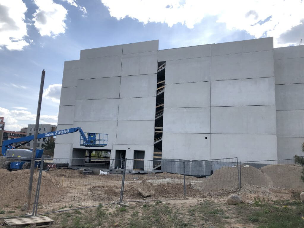 Stovėjimo aikštelė Karaliaučiaus g. (Karaliaučiaus g. 26) - Parking facility - construction photos