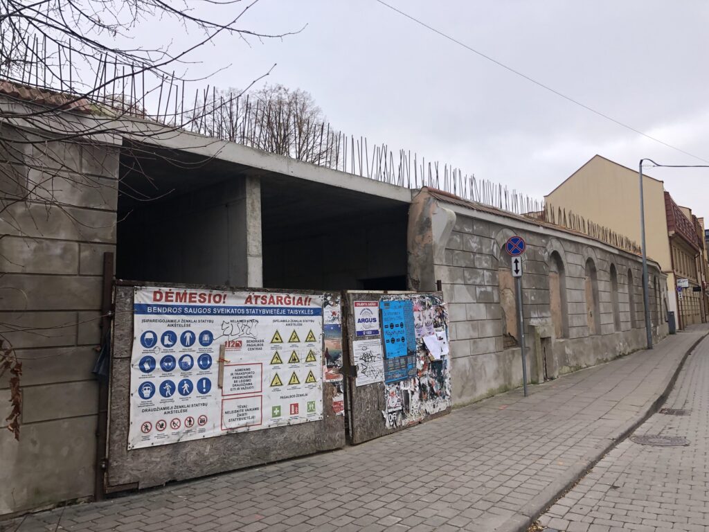 Oskierkų rūmai (Klaipėdos g. 9) - Daudzdzīvokļu nams - būvdarbu attēli