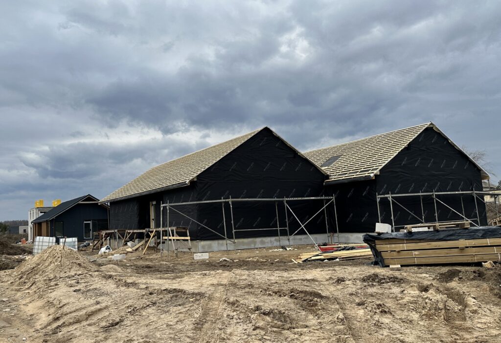 Fabriko g. namai (Fabriko g. 37, 37B, 37E, 37F, 37G,) - Row housing - construction photos