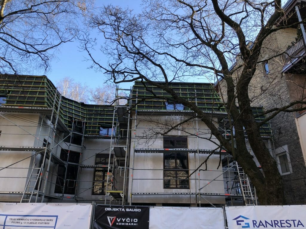 Pylimo g. 12 (Pylimo g. 12) - Row housing - construction photos