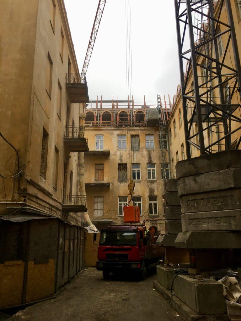 Gedimino 22 (Gedimino pr. 22) - Multi apartment - construction photos