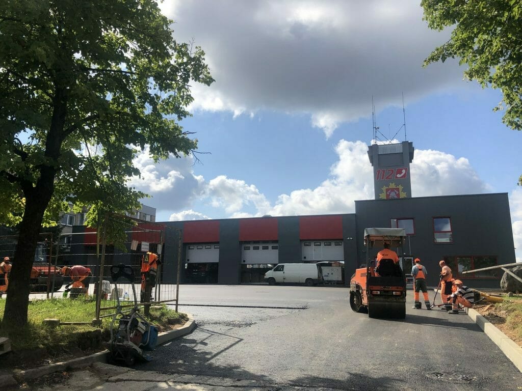 Kauno apskr. PGV 3-iosios komandos būstinė (Elektrėnų g. 12) - Administrative - construction photos