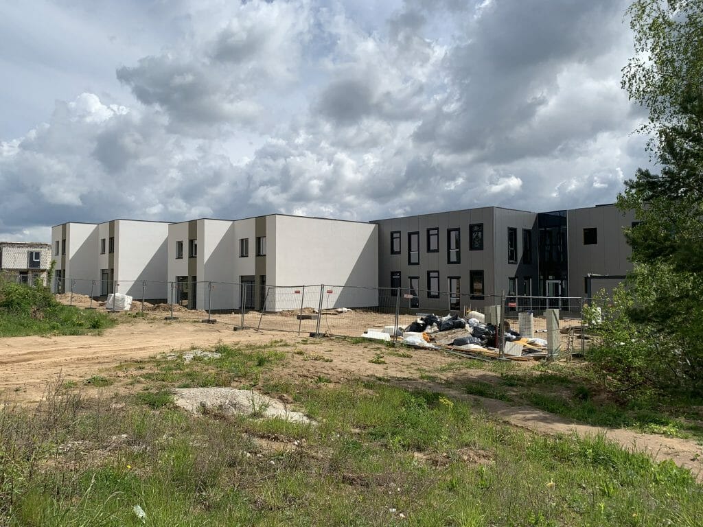 Pilaitės namai (Tilžės g. 47, 53, 55, 57, 59, 60, 61, 63, 65, 67, Gumbinės g. 8, 12, 14, Virbalio g. 4, Tolminkiemio g. 50) - Rindu mājas - būvdarbu attēli